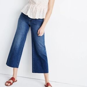 Madewell Wide-Leg Crop Jeans